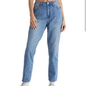 PacSun Medium Blue Wash High-Rise Mom Jeans 25